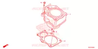 CYLINDRE pour Honda FOURTRAX 420 RANCHER 4X4 AT IRS EPS ESP de 2019
