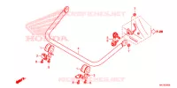 BARRE ANTI ROULIS pour Honda FOURTRAX 420 RANCHER 4X4 AT IRS EPS ESP de 2019