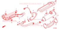 SILENCIEUX D'ECHAPPEMENT pour Honda FOURTRAX 420 RANCHER 4X4 AT IRS EPS ESP de 2019