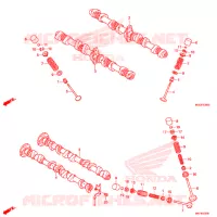 ARBRE A CAMES   SOUPAPE pour Honda CB 1100 EX de 2019