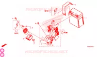 BATTERIE pour Honda CBR 500 R de 2019
