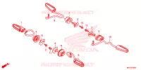 CLIGNOTANT pour Honda CBR 500 R de 2019