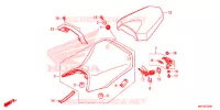 SELLE pour Honda CBR 500 R de 2019