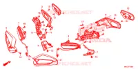 CLIGNOTANT   RETROVISEUR pour Honda GL 1800 GOLD WING TOUR DCT de 2019