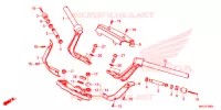 GUIDON   TE DE FOURCHE pour Honda GL 1800 GOLD WING TOUR DCT de 2019
