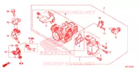 CORPS DE PAPILLON pour Honda FORZA 250 ABS 3TU de 2019