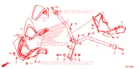 GUIDON   CARENAGE pour Honda FORZA 250 ABS 3TU de 2019