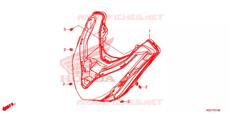 PHARE Honda SCOOTER 250 FORZA 2019  NSS250AK