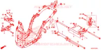 CADRE pour Honda SH 300 I ABS STANDARD 2ED de 2019