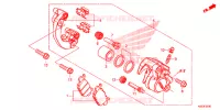 ETRIER DE FREIN ARRIERE pour Honda SH 300 I ABS STANDARD 4ED de 2019