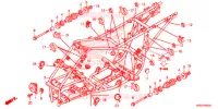 CADRE pour Honda TRX 250 FOURTRAX RECON Electric Shift de 2019