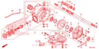 ENGRENAGE FINAL ARRIERE pour Honda TRX 250 FOURTRAX RECON Electric Shift de 2018