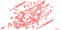 CADRE pour Honda TRX 250 FOURTRAX RECON Standard de 2018