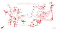 GUIDON pour Honda TRX 250 FOURTRAX RECON Standard de 2018