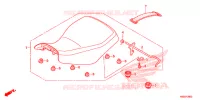 SELLE pour Honda TRX 250 FOURTRAX RECON Standard de 2018