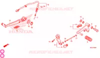 PEDALE pour Honda NC 750 S DCT de 2019