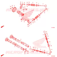 ARBRE A CAMES   SOUPAPE pour Honda SH 125 ABS D 2ED de 2020