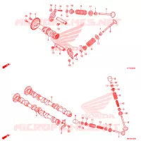 ARBRE A CAMES   SOUPAPE pour Honda SH 125 ABS D ED de 2019