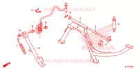 BEQUILLE pour Honda SH 125 ABS D ED de 2019
