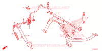 BEQUILLE pour Honda SH 125 D ED de 2019