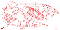 GUIDON   CARENAGE pour Honda SH 125 D ED de 2019
