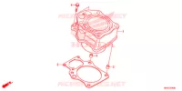 CYLINDRE pour Honda FOURTRAX 500 FOREMAN 4X4 ES PS de 2017