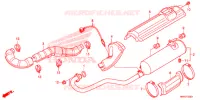 SILENCIEUX D'ECHAPPEMENT pour Honda FOURTRAX 500 FOREMAN 4X4 ES PS de 2017