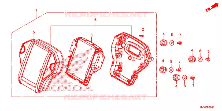 COMPTEUR Honda MOTO 1000 AFRICA-TWIN 2019  CRF1000ALK