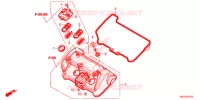 COUVRE CULASSE pour Honda AFRICA TWIN 1000 LOWER de 2019