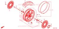 ROUE AVANT pour Honda CBR 650 R de 2019