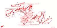 COUVERCLES LATERAUX pour Honda CB 500 X ABS de 2019