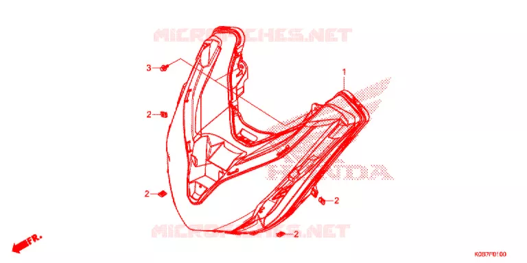 PHARE Honda SCOOTER 300 FORZA 2020  NSS300AK_2ED