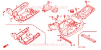 MARCHE PIEDS pour Honda ZOOMER 50 DELUXE de 2008