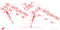 ARBRE A CAMES   SOUPAPE pour Honda CB X4 1300 de 1999