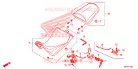 SELLE pour Honda AFRICA TWIN 1000 ADVENTURE DCT de 2019