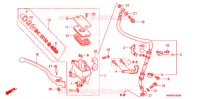 MAITRE CYLINDRE DE FREIN AVANT pour Honda SHADOW 400 CLASSIC de 2008