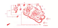 COUVRE CULASSE pour Honda CB 400 SUPER FOUR DRIVING SCHOOL de 2004