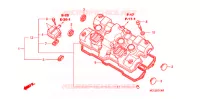COUVRE CULASSE pour Honda CB 400 SUPER FOUR DRIVING SCHOOL de 2004