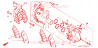 ETRIER DE FREIN AVANT pour Honda CB 400 SUPER FOUR DRIVING SCHOOL de 2004