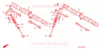 ARBRE A CAMES   SOUPAPE pour Honda CB 750 RED de 2007