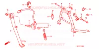 BEQUILLE pour Honda CB 750 RED de 2007