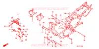 CADRE   RADIATEUR D'HUILE pour Honda CB 750 RED de 2007
