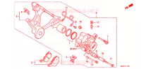 ETRIER DE FREIN ARRIERE pour Honda CB 750 RED de 2007