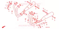 SILENCIEUX D'ECHAPPEMENT pour Honda CB 750 RED de 2007