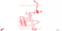 BEQUILLE pour Honda CBR 250 R de 2017
