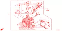 CORPS DE PAPILLON pour Honda CBR 300 R de 2018