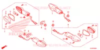 CLIGNOTANT pour Honda CBR 300 R de 2019