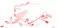 PEDALE pour Honda CBR 300 R de 2019