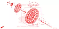 ROUE AVANT pour Honda CB 500 X ABS de 2020