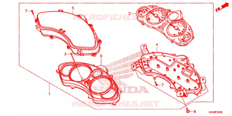 COMPTEUR  Honda SCOOTER 300 FORZA 2013  NSS300AD